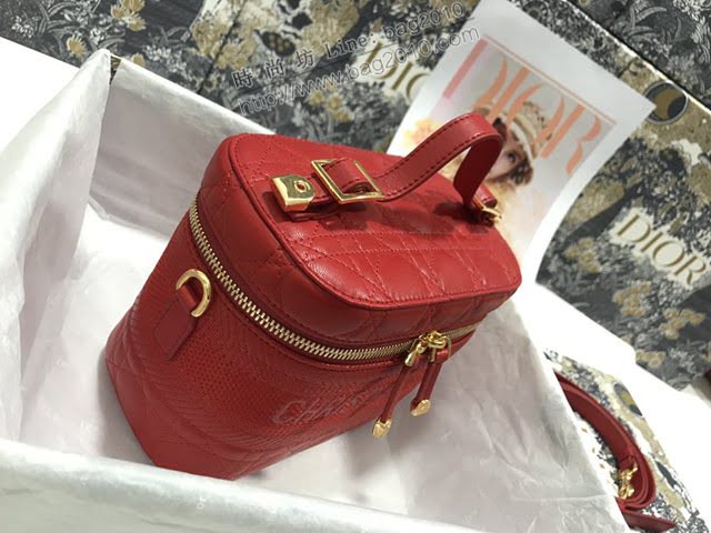 Dior女包 迪奧Travel菱格紋化妝包洗漱包 Dior手提肩背斜挎包  dfk1693